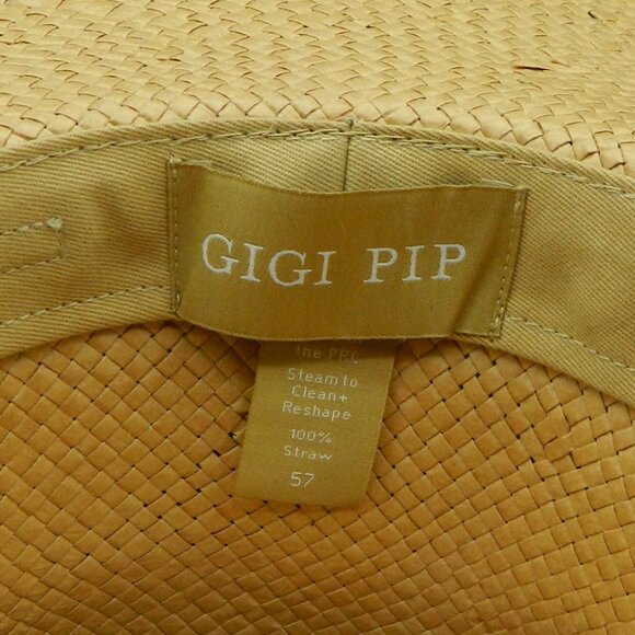 Gigi Pip Bre Pork Pie Straw Hat - Picture 6 of 7